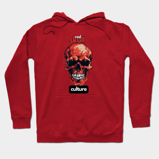 Red Skull Culture, Festival t-shirt, Unisex t-shirt, tees, men's t-shirts, women's t-shirts, summer t-shirts, trendy t-shirts, cool t-shirts Hoodie by Clinsh Online 